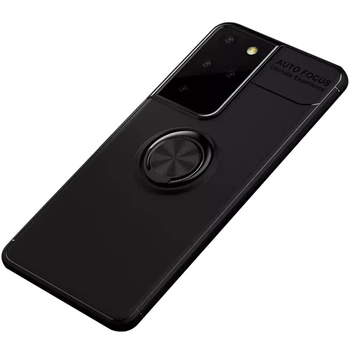 Чохол Deen ColorRing під магнітний тримач opp для Samsung Galaxy S21 Ultra Чорний / Чорний