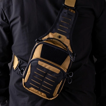 Тактическая сумка-кобура для скрытого ношения Scout Tactical EDC «Tac-box» Cyot-black