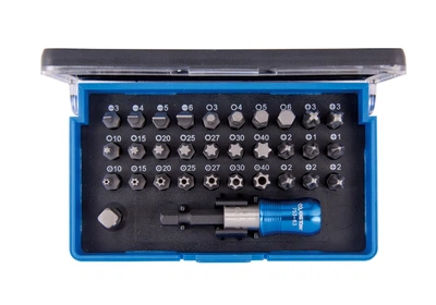 Набір біт KING TONY 1/4" Torx, HEX, PZ, PH, SLOT 32 предмета (1032CQ)