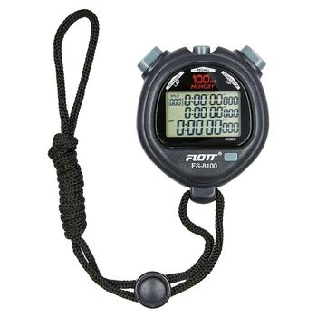 Секундомер электронный с 100 этапами памяти Flott My Fit FS-8100