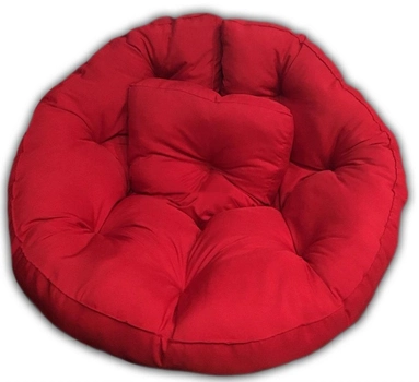 Кресло трансформер матрас с подушкой бескаркасное раскладное лежак Красный M (12397709)