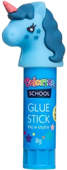 Клей-карандаш Malevaro Colorino Единорог Blue 8 г (84750PTR blue)