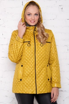Куртка Miorichi Мелисса 60 Горчичный (01029-yellow60)