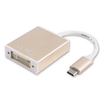 Переходник-конвертер Type-C (male) DVI (female)