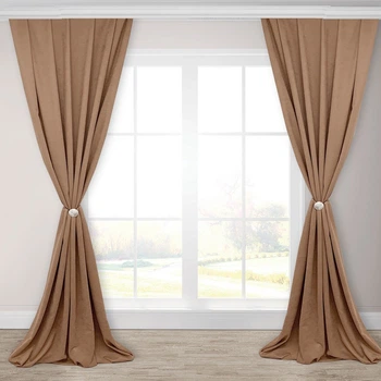 Шторы Adagio Windows Decor Манчестер 150х290 см Коричневые
