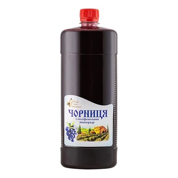 Чорниця з поліфенолами винограду Жива Сила Винограду 1000 мл Біокомплекс