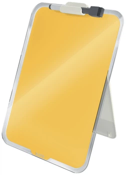 Флипчарт стеклянный настольный Leitz Cosy 216х297 мм желтый (3947-00-19)