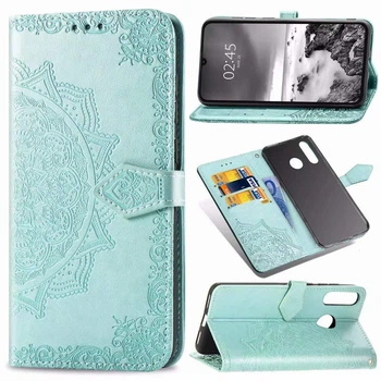 Чехол Vintage для Xiaomi Redmi 7 книжка кожа PU бирюзовый