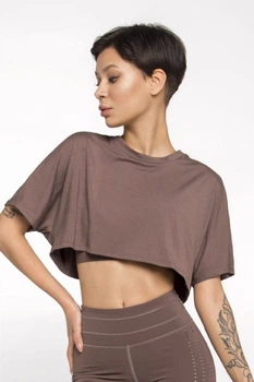 Футболка Designed for Fitness OVERSIZE CROP NUDE M/L