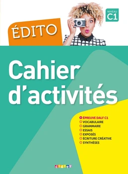 Книга Edito C1 Cahier d'exercices + CD mp3 Edition 2018 Didier (9782278090976)