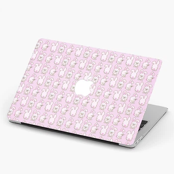Чехол пластиковый для Apple MacBook Pro 16 A2141 Паттерн Зайки макбук про case hard cover (9772-2472)
