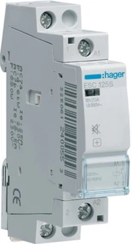 Модульный контактор Hager ESC125S 230В/25А 1HB (бесшумный) (ESC125S)