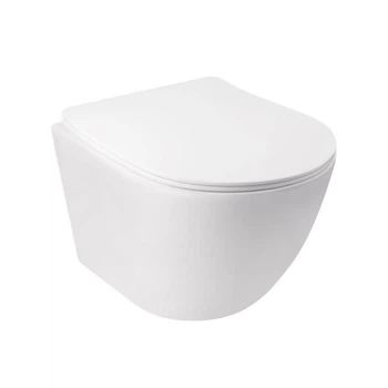 Унітаз підвісний Qtap Jay ULTRA QUIET із сидінням SLIM DUROPLAST/ SOFT-CLOSE/ QUICK RELASE QT07335177W