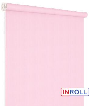 Ролета тканевая INROLL Есо-Mini Plus 25х185 см BO Berlin Розовый 307 Silver