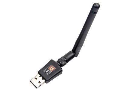 WiFi USB адаптер Digital Мережева карта 2,4 ГГц/5 ГГц LAN 600 Мбіт Чорний (1008-983-00)