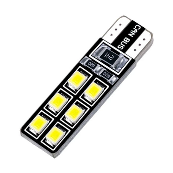 Світлодіодні лампи підвищеної потужності 2 шт Idial 441 Canbus Т10 12 led 5730SMD