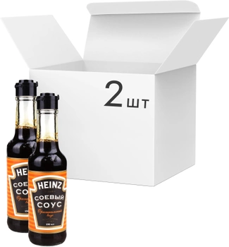 Упаковка соусу соєвого Heinz 150 мл х 2 шт. (1500015707202)