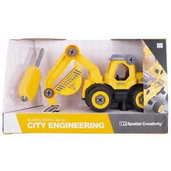 Конструктор Diy Spatial Creativity Экскаватор (CJ-1365029)