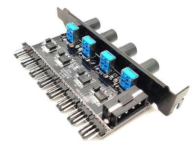 Реобас Lamptron MOLEX на 8 кулеров 4 pin / 3 pin (в PCI слот) Fan Hub