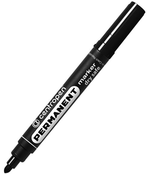 Набор перманентных маркеров Centropen Dry Safe 2.5 мм 10 шт Черный (8510/01)