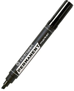 Набір перманентних маркерів Centropen 1-4.6 мм 10 шт. Чорний (8576/01)