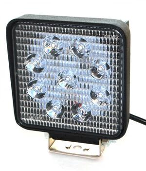 Дополнительные светодиодные фары LED Лидер 87-27W 27W квадратные ближний