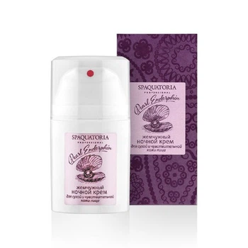 Крем SPAQUATORIA Pearl Endorphin ночной для cухой и чувствительной кожи 50 мл