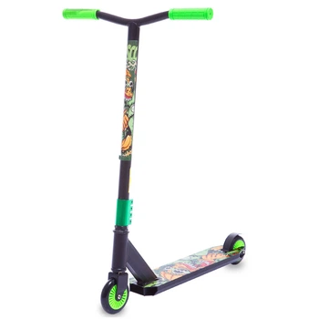 Трюковый самокат алюминиевый с колесами 100мм Scooter Complete 301B Black-Multicolor