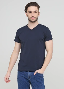 Футболка "Only Man" (95-TSH-3-02-V-Dblue/small-blue-back-S)