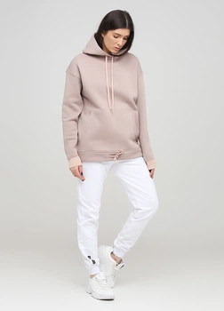 Брюки - джоггеры "Only Women"(94-PSr-24-02-white-S)
