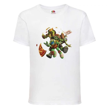 Футболка детская Черепашки Ниндзя 0020 (Ninja Turtles) белая (NTS wh 0020) 152 см