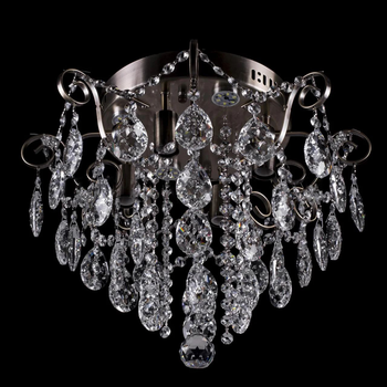 Хрустальная люстра, классическая с LED подсветкой P5-E1136/4+4/AB