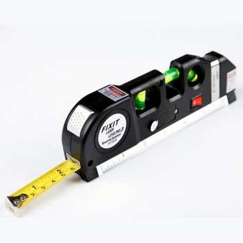 Лазерний рівень нівелір Fixit Laser Level Pro 3 лазерний рівень, рідинний рівень, рулетка (as-1418)