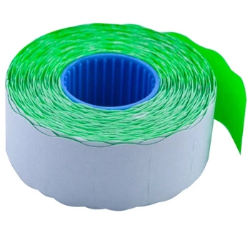 Ценник Buromax фигурный 1000 шт 12 м 26x16 мм зеленый (BM.281203-04)
