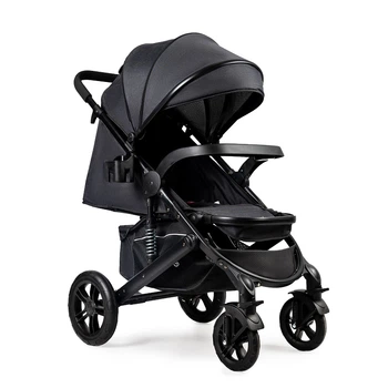 Прогулянкова коляска Ninos Uno, All Black, чорний