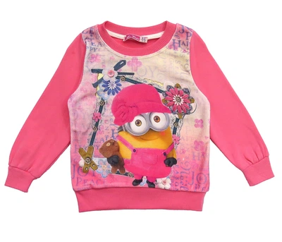 Теплый свитшот Minions Kids Wear для девочки 110 см Розовый 11844