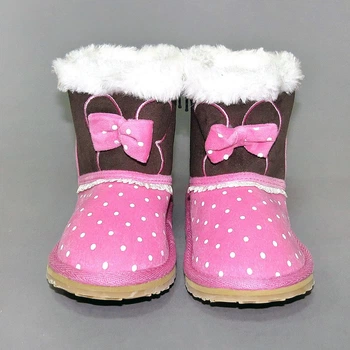 Теплі уггі Minnie Mouse Disney для дівчинки розмір 24 Рожеві з коричневим 15195
