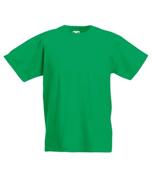 Футболка дитяча Fruit of the Loom Valueweight kids 116 см Яскраво-зелений (061033047116)