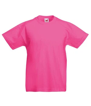 Футболка Fruit of the Loom Valueweight kids 128 Малиновий (061033057128)
