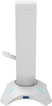 Подставка для наушников Банджи для мыши и хаб USB 2.0 Canyon WH200 Pearl White (CND-GWH200PW)
