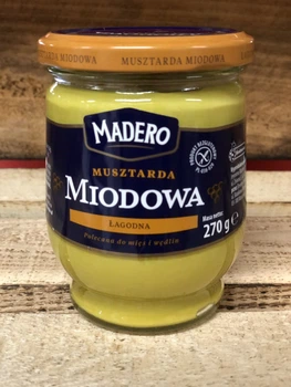 Горчица медовая, Madero musztarda Midowa, 270 г