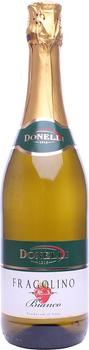 Вино ігристе Donelli Fragolino Bianco біле напівсолодке 0.75 л (8008920990540)