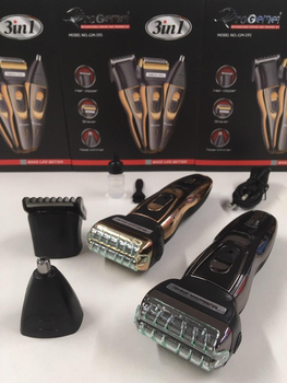 Бритва триммер машинка для волос ProGemei GM-595 3в1