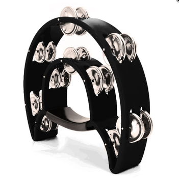 Тамбурин бубен AMOON Tambourine Черный