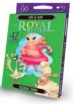 Карточная игра «The Royal Bluff», укр., 42 карты RBL-01-02U
