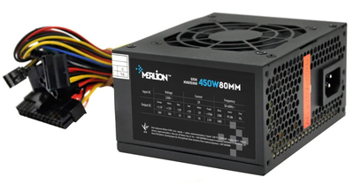Блок питания для системного блока Merlion 450W 80мм Black (04565)