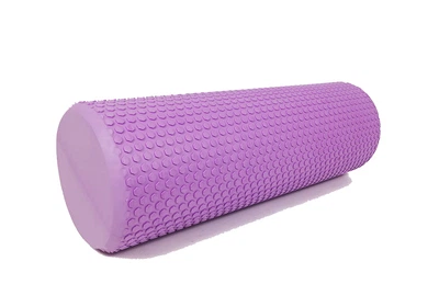 Массажный ролик EasyFit Foam Roller 45 см Фиолетовый