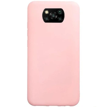 Чохол Fiji Soft для Poco Pro X3 силікон бампер світло-рожевий