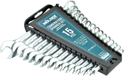 Набір ключів ріжково-накидних (Molder Tools) 15шт. (6-22мм.) MT58115