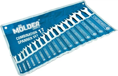 Набір ключів ріжково-накидних (Molder Tools) 17шт. (6-24мм.) MT58117